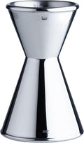 Heavy Duty Bar Jigger, Stainless Steel Cocktail Measuring Jigger With 0.5-2oz Precision Marks, Double Walls, Mirror Polished, for Professional Bartenders & Home Cocktail Enthusiasts (1 Piece)