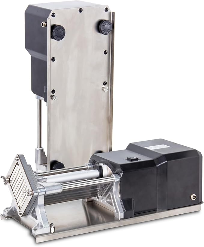 Electric Commercial French Fry Cutter Machine With 3 Size Stainless Steel Replaceable Blades Professional Potato Chipper Blades Dicer For Potatoes And Vegetables