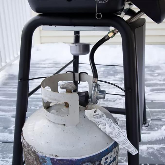 Grease Cup for Char-Broil/Kenmore Outdoor Grills/Masterbuilt Propane Smokers, Grill Grease Catcher Tray with Clip and 10-Pack Aluminum Drip Liner