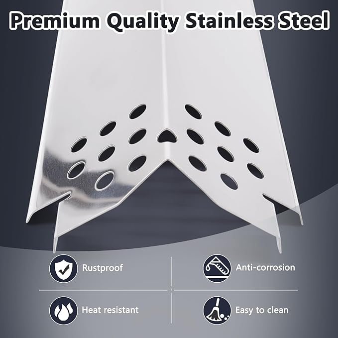 Grill Grease Tray Replacement Parts for Nexgrill 720-0888S, 720-0830X, Adjustable Drip Pan, Cooking Grid Grates, Heat Plates, Burner Tubes and Igniters Kits for Nexgrill 5 Burner & Nexgrill 4 Burner.