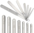 958-G01 Streamline Caulking Spatula 7-Piece Set,Spatula Tip Widths from 3/8” To 1-1/2”,Multifunctional Stainless Steel Caulking Tool (Pack Of 7)
