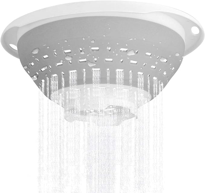 QiMH Collapsible Colander and Strainer, 5 Quart(1.25 gal), Heavey Duty Kitchen Drainer Basket for Pasta, Veggies and Fruits, New Home Apartment Essentials