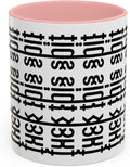 Bold Statement Coffee Mug, Hidden Message Unique Gift for Caffeine Lovers, Funny Office Mug, Housewarming, Birthday,