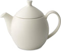 FORLIFE Dew Teapot with Basket Infuser, Natural Cotton, 14 oz/414ml