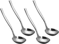 Teyyvn 4-Piece Kitchen Serving Gravy Ladles, Stainless Steel Sauce Ladle, Soup Ladle