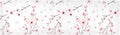 senya Flower Trivet Table Runner 40 Inches Long Cherry Blossom Branche Heat Resistant Hot Pad Multi Purpose Mat for for Hot Pots Pans Kitchen Countertops, B01C23045
