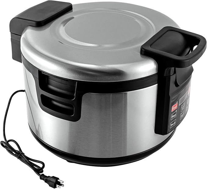 20qt/19L Commercial Rice Warmer, 110W Electric Adjustable Temperature Soup Warmers Non-Stick Pot Sushi Rice Warmer for Restaurant Party Family, Warm Function Only, NOT Cooker