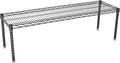 Omega Products Corporation 24" Deep x 54" Wide x 20" High Black Mobile Dunnage Rack