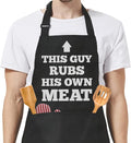 SANDJEST Funny Apron for Dad - Birthday Father’s Day Cooking Grilling Gifts for Mens