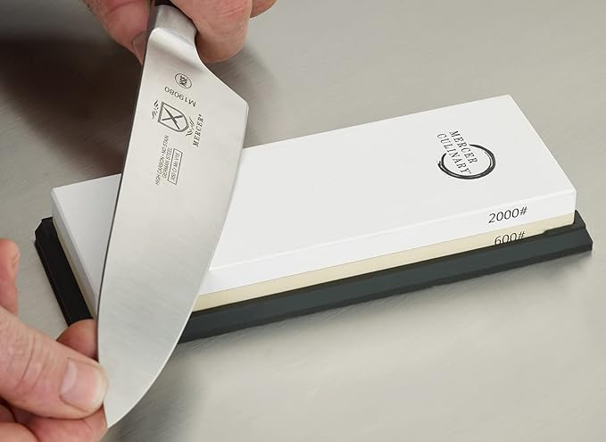 Mercer Culinary Premium Sharpening Stone 600/2000 Grit