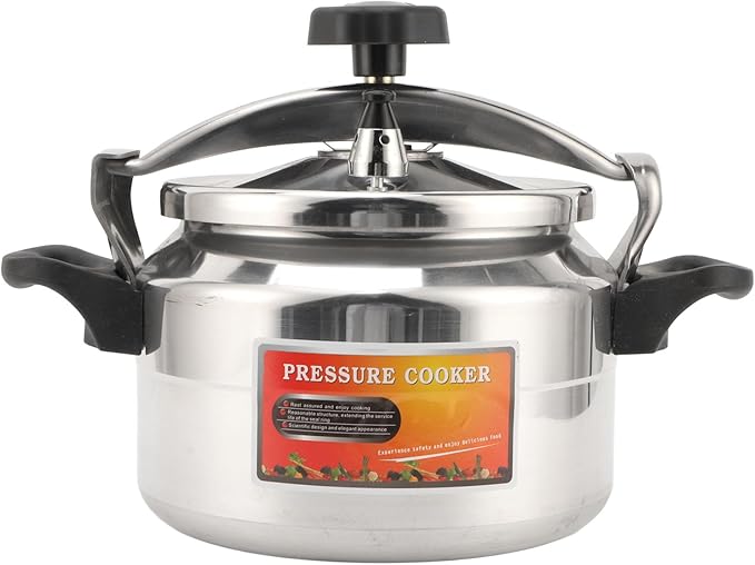 Aluminum Home Pressure Cooker - Aluminium Alloy Cookware, Large Capacity Stovetop Pressure Canner, 4L