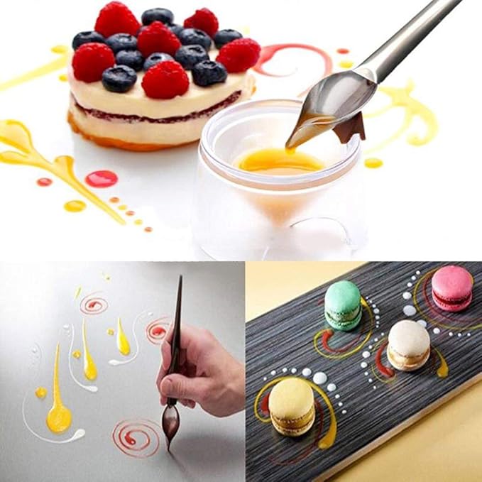 Culinary Specialty Tools,Professional Chef Plating Kit, 7 Piece, Stainless Steel