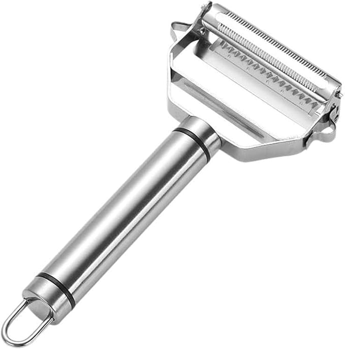 Premium Stainless Steel Vegetable Peeler, julienne peeler,Portable Kitchen Tool with Dual Blade