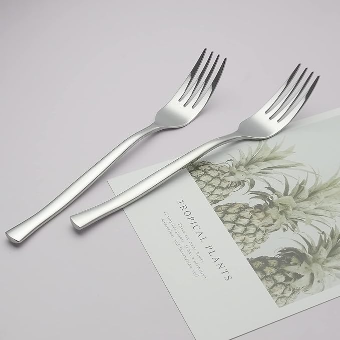 12 Pieces Dinner Forks, Stainless Steel