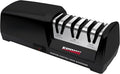 BLACKBADGE Electric Knife Sharpener, Professional 3-Stages Knife Sharpeners with Diamond Abrasives for 15-Degree Straight Edge, Quickly Sharpening, Repair/Restore/Polish Blades