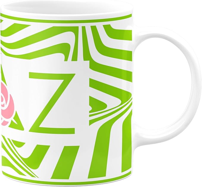 Delta Zeta Ceramic Coffee Mug 11 OZ Tea Cup (Delta Zeta # 6)
