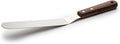 Fox Run Offset Icing Spatula, 8-Inch Stainless Steel Blade, Wood Handle, Metallic