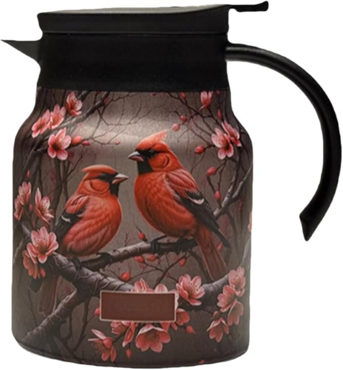 thermal teapot with infuser,Tea Pot with Infusers for Loose Tea,1000ML Thermal Teapot with Removable Infuser & Lid (D)