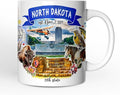 OrnamentallyYou Artistic North Dakota State Themes and Landmarks Mug