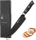 Wakoli Titanium Noir Chef Knife – 7.9-Inch Professional Kitchen Knife | 5Cr15MoV Stainless Steel Blade with Black Titanium Coating | Ergonomic G10 Handle | Multi-Purpose Chef’s Knife in Gift Box