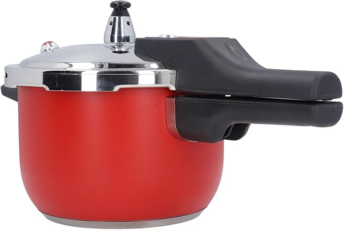 Pressure Cooker, Pressure Soup Pot Efficient Multifunctional High Temperature Safe Easy To for Kitchen (4L)