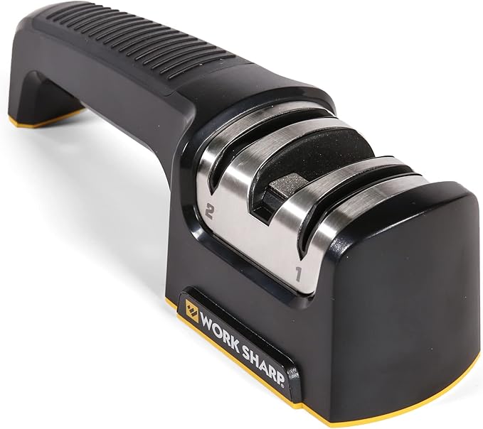 Work Sharp Pull Through Kitchen Knife Sharpener - Compact - Chef, Scissor, Paring, & Serrated Knives