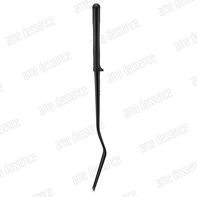 AME D'ESSENCE 2-Prong Pot Fork 12 3/4 inch Black Nylon 410ºF Heat Resistant Meat Cooking Fork with Ergonomic Handle Perfect for Carving and Serving Meat Kitchen Gadgets for Serving
