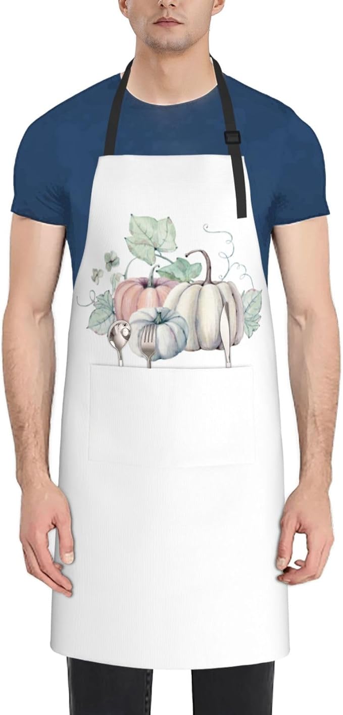 DADABULIU Apron Cooking With Pockets Adjustable Bib For Men Women Waterproof Chef Home Grilling BBQ Drawing