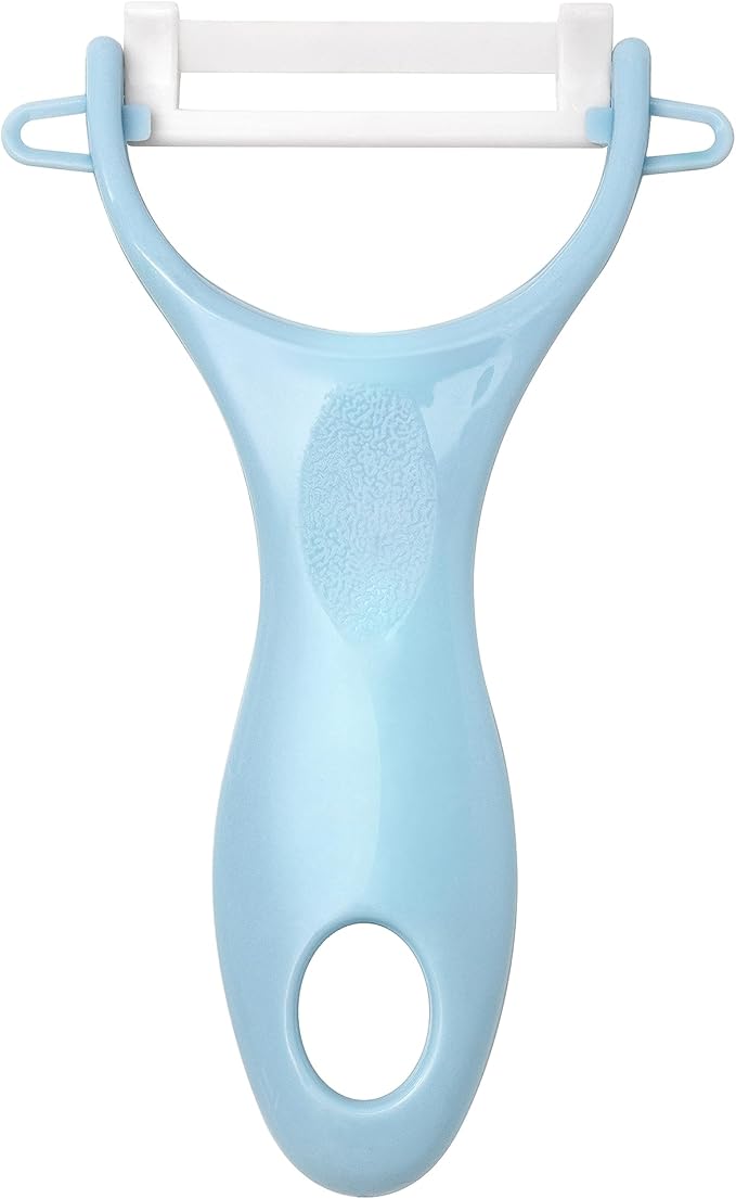 Vegetable Peelers for Kitchen - Potato/Carrot Peeler with Ergonomic Handle & Sharp Blade - Ceramic Y Peeler - Slicer for Veggies, Fruits