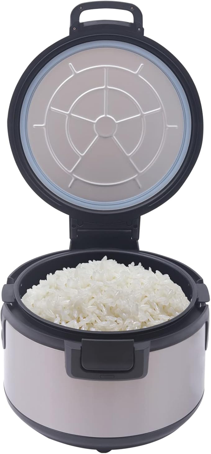 20qt/19L Commercial Rice Warmer, 100W Electric Adjustable Temperature Soup Warmers Non-Stick Pot Sushi Rice Warmer for Restaurant Party Family, Warm Function Only, NOT Cooker