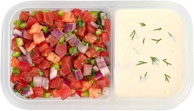 Restaurantware TRAYS ONLY: Futura 15.2 Ounce Trays For Containers 100 Microwavable Trays For 24 34 And 44 Ounce Containers - Containers Sold Separately 2 Compartments Clear Plastic Food Trays