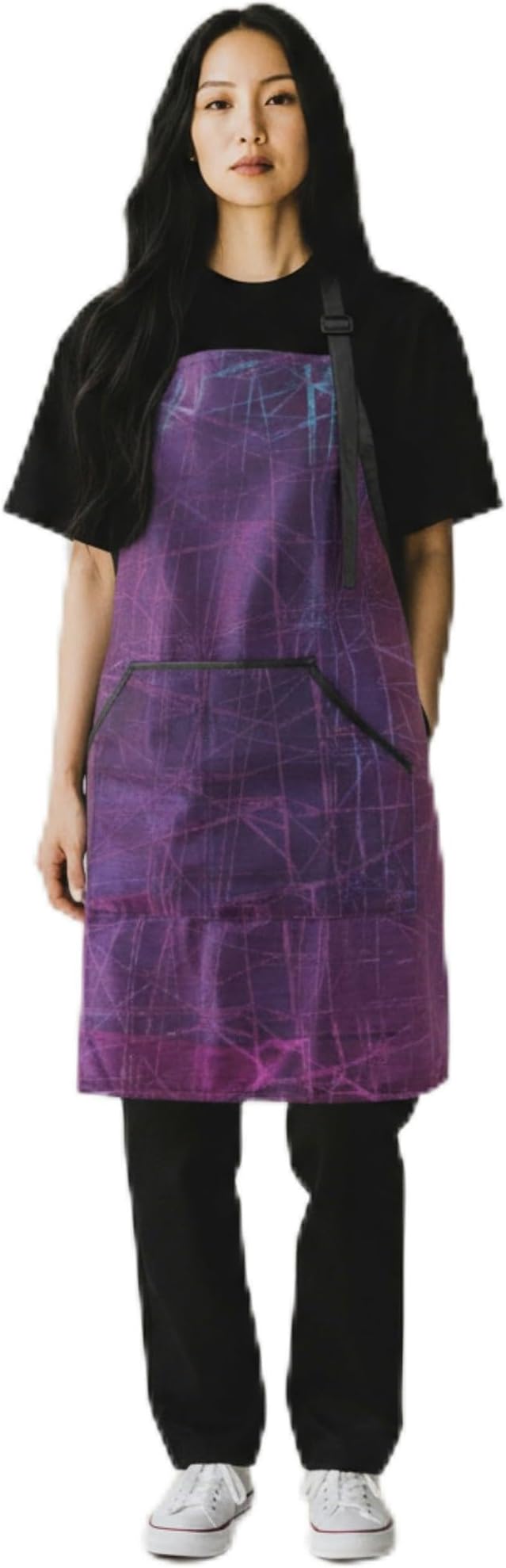 Sparkling Rose Apron for Hair Stylists, Barbers, Chefs, Bakers, Artists and Home Cooks - Lightweight and Adjustable with Deep Pockets - One Size Fits Most