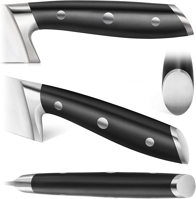 Cangshan ALPS Series 502797 German Steel Forged 2-Piece Starter Set with Sheaths, Black