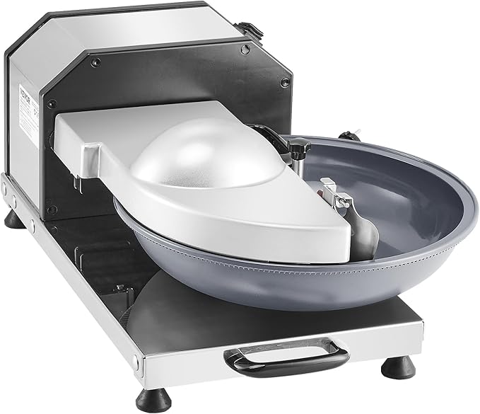 VEVOR Food Processor & Vegetable Chopper, 3000RPM Food-Grade Stainless Steel Food Processor Chopper with S-Curve Blade, Multifunctional for Chopping Vegetables, Fruit, Grains, Nuts