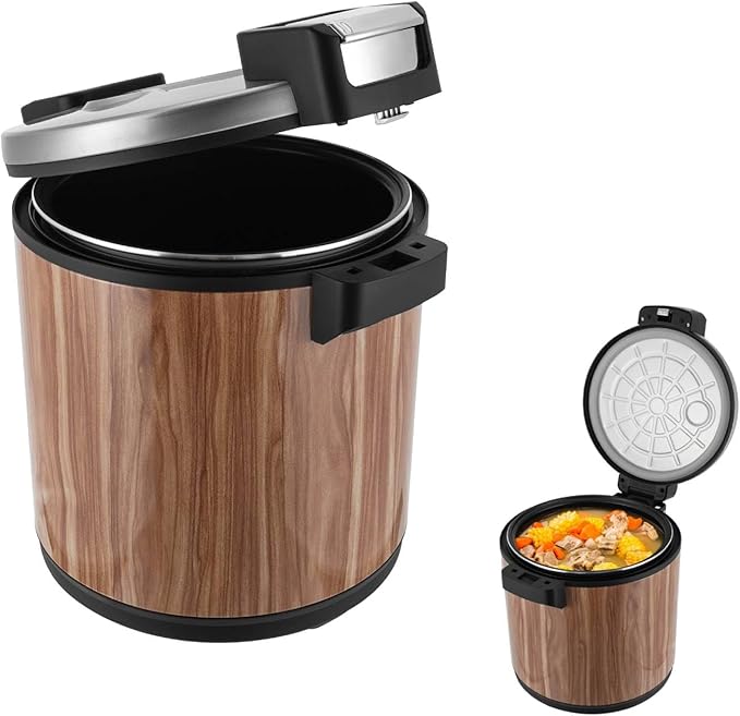 120 Cup Commercial Rice Warmer Stainless Steel Electric Non-Stick Pot 6.08Gal Food Warmers Heavy Duty Rice Food Warmer Warm Function Only NOT Cooker for Restaurant Family Catering Party