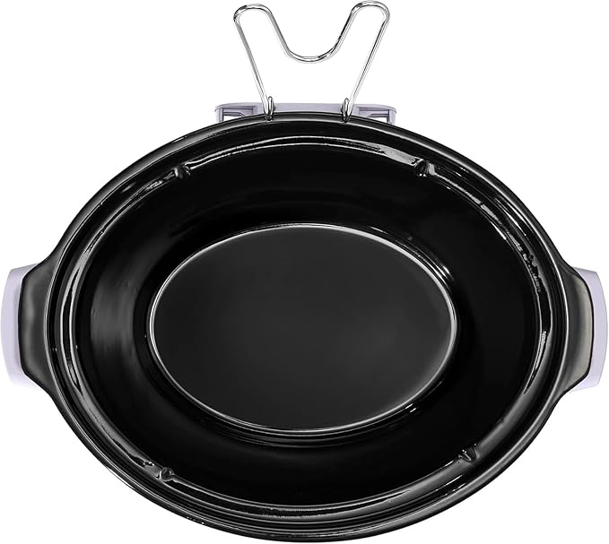 Beautiful 6 Qt Programmable Slow Cooker by Drew Barrymore - 5 Preset Cooking Functions, Digital Countdown Timer, Dishwasher-Safe Parts, and Cool-Touch Handles (Lavender)
