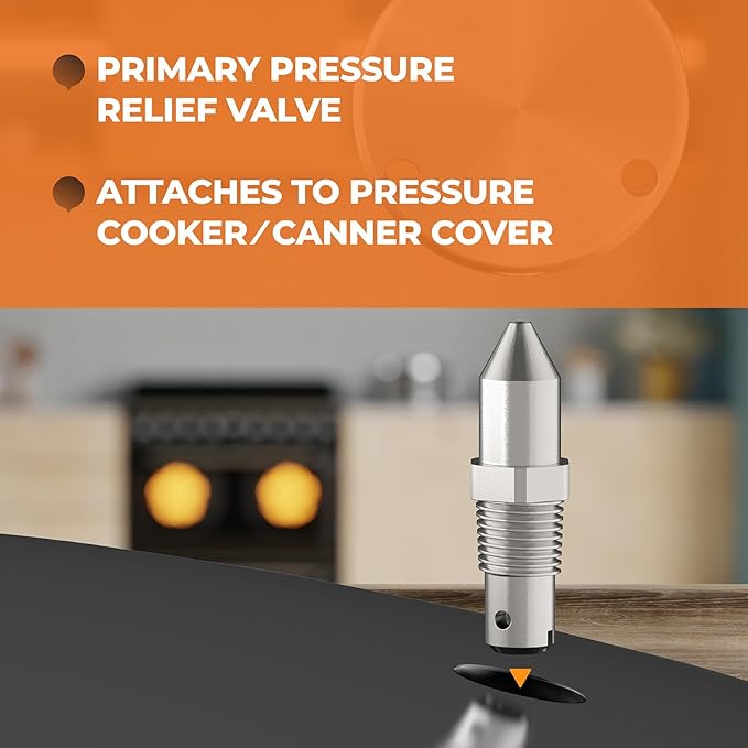 Vent Pipe for Pressure Regulator Weight Replacemnt for All American 21.5qt,30qt,41qt Pressure Cooker/Canner,Pressure Canner Parts Fits for All American Pressure Canner Weight,for Pressure Relief Valve