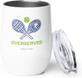 Super Fly Goods Tennis Lovers Premium Stainless Steel Insulated Travel Mug 12 oz, Leak-Proof, Keeps Beverages Hot or Cold for 12 Hours, BPA-Free, Ideal for Outdoor Activities, Gifts (Tennis)