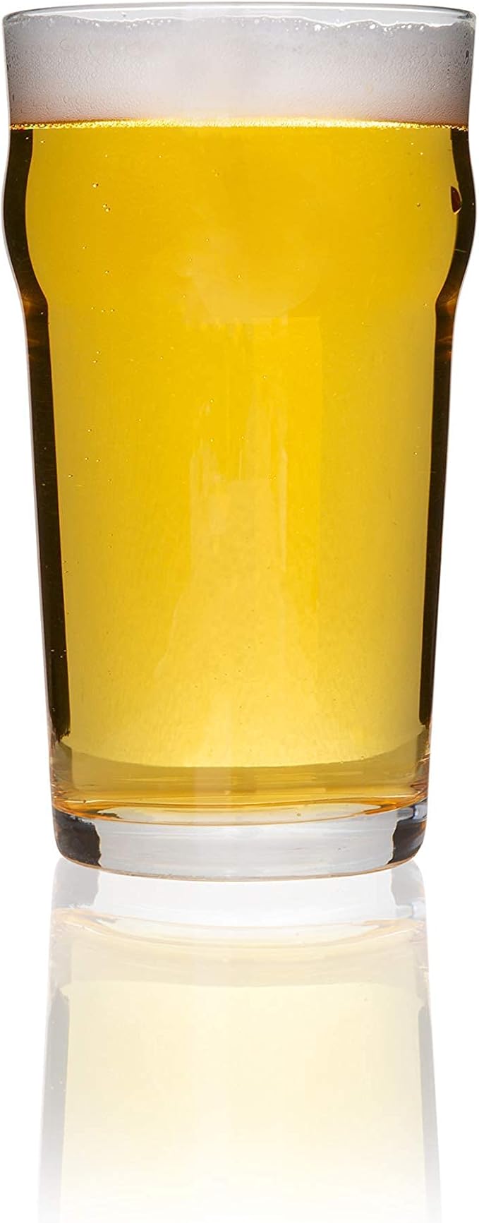 British Pint Glass Set of 4 – 20 oz Nonic Craft Beer & Beverage Glasses