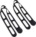 FORTIDY Silicone Latch Strap for Slow Cooker Lid, Pot, Bento Box, 21.65 in Reusable Elastic Self-Lock Silicone Tie for Bundling or Organizing Curtain, Cords, Yoga Mat, Camping Mat, 2pcs (Black&Black)