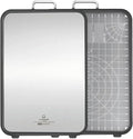 Stainless Steel Double Sided Chopping Board, Cutting Board, Metal Board Side & Plastic Board Side with Wheat Straw PP Inside, Easy to Clean, designed for precision, hygiene