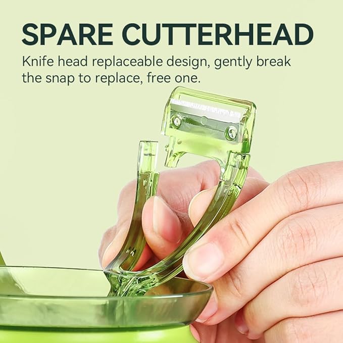 KEOUKE Manual Apple Peeler with Suction Base - Quick, Safe Desktop Apple Skin Peeler, Replaceable Blade, Easy to Clean for Home Kitchen Quick Applesauce Pie Making
