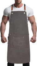 Personalized Aprons Custom Women Men Apron with Pockets Chef for Baking Bbq Grill Embroidered with Name Text