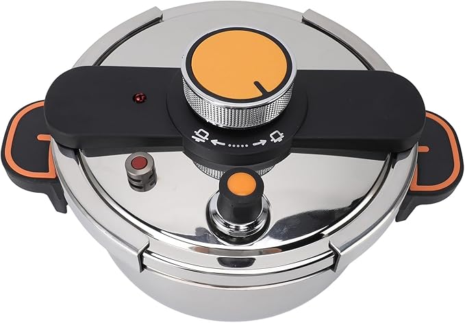 Professional Stainless Steel Pressure Cooker Efficient Even Heating Large Capacity Canning Pot Home Kitchen (5L)