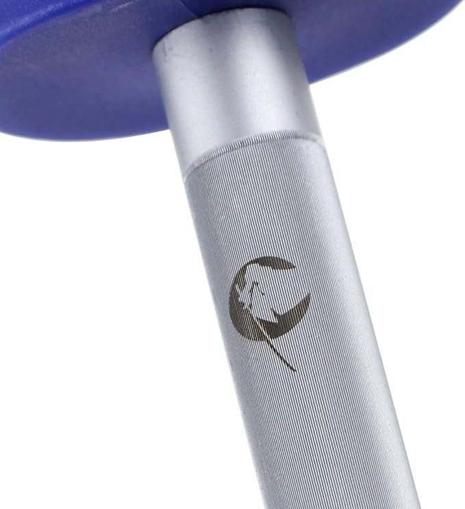 Efficient 12 Inch Honing Rod Magnetized Super Hardness Sharpening Rod Knife Sharpener Steel for Kitchen Knives Carbon Steel, Honing Steel with Gift Box Round 3200 Grit Brushed Blue