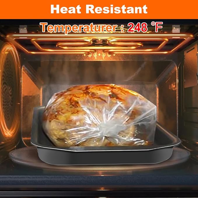 12" x 16" Plastic Produce Bags Roll, Fresh-Keeping Disposable Food Bags, Clear Plastic Bags for Food, Bread, Refrigerator Storage, Kitchen, Supermarket, Pack of 7000 Storage Bags (20 rolls)