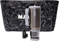NAYAD 22 oz Flip Straw Tumbler with Handle & 10oz Snack Container Insulated Stainless Steel Water Bottle with Foldable Handle Dual Lids for Travel Gym Car Daily Use Christmas gifts (Metal Gray)