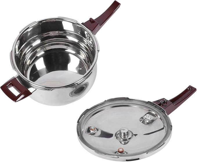 Generic Pressure Cooker, 80KPA Stainless Steel Pressure Canner Pressure Cooker with Ergonomic Handle for Induction Cooktops, Gas Cooktops, Open Flames Using (6L), Genericgw5tu3c8sd-11