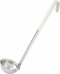Winco Stainless Steel Ladle with Ivory Handle, 3-Ounce