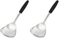 Chef Craft Select Slotted Sturdy Skimmer, 13 inch, Stainless Steel (Pack of 2)